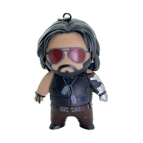 Cyberpunk 2077 Johnny Silverhand Hanging Figurine - 10 cm