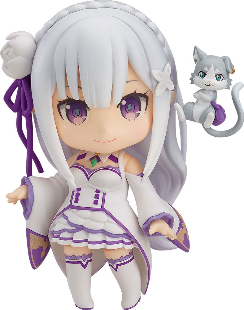 Good Smile Re:Zero Emilia Nendoroid Action Figure, 10cm