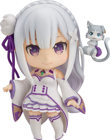 Good Smile Re:Zero Emilia Nendoroid Action Figure, 10cm