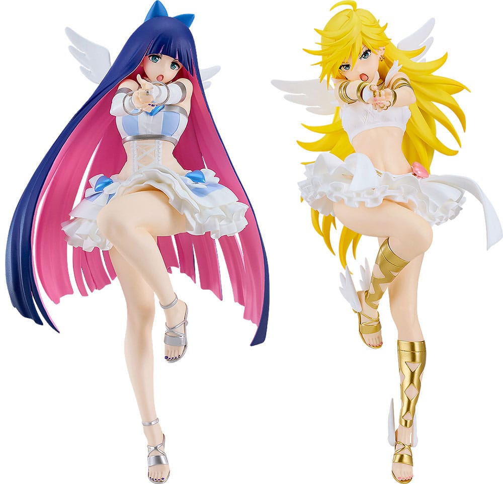 Panty & Stocking with Garterbelt Pop Up Parade PVC Statues Set