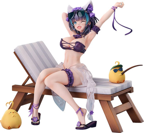 Azur Lane 1/7 Scale Statue: Summery Date Cheshire (18cm)