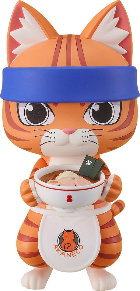 Red Cat Ramen Bunzo Nendoroid Action Figure 10cm