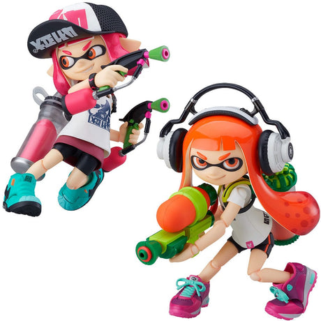 Splatoon Dual-Inkling Figma Action Figures DX Edition - Good Smile Company