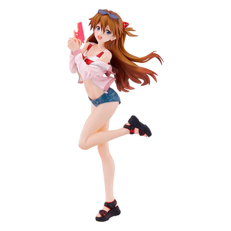 Rebuild of Evangelion Pop Up Parade L PVC Statue: Beach Queen Asuka Shikinami Langley