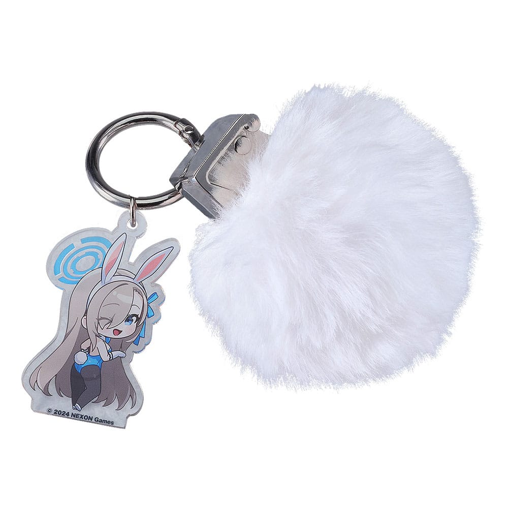 Blue Archive Asuna's Rabbit Tail Grenade Acrylic Keychain 6 cm
