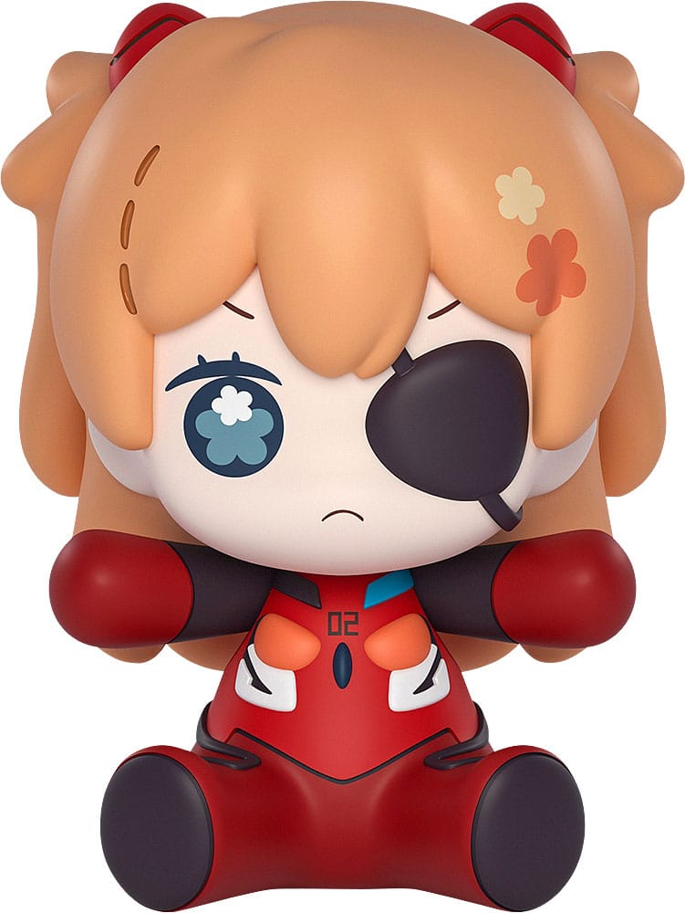 Neon Genesis Evangelicon: Asuka Shikinami Langley Huggy Good Smile Chibi Figure (7cm, Eye Patch Ver.)
