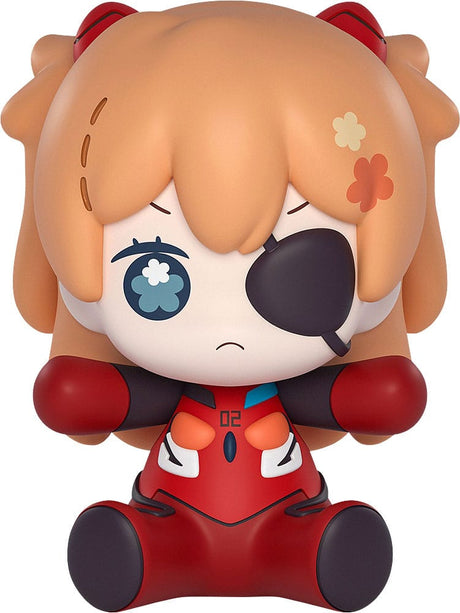 Neon Genesis Evangelicon: Asuka Shikinami Langley Huggy Good Smile Chibi Figure (7cm, Eye Patch Ver.)