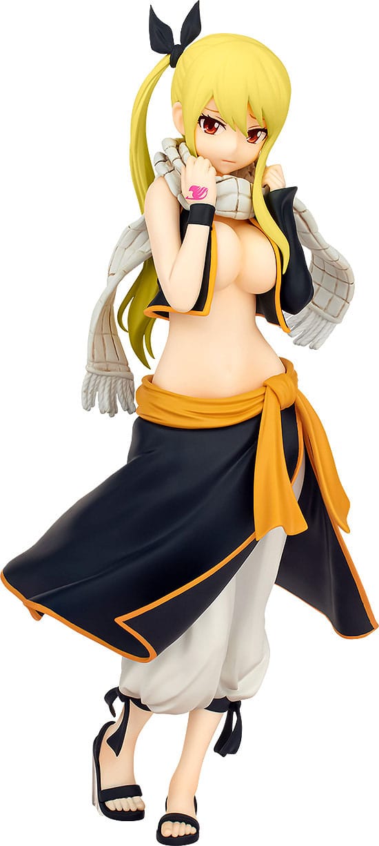 Fairy Tail Pop Up Parade PVC Statue - Lucy Heartfilia in Natsu Costume