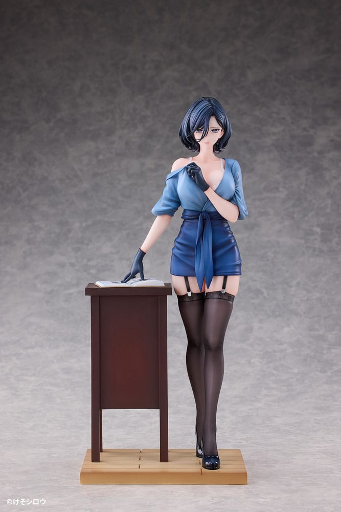 Original Character PVC Statue Tennen Bijutsu Kyoushi Rumi by Keso Shirou