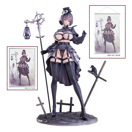Original Character Pest Doctor Kara Deluxe 1/6 PVC Statue 30 cm