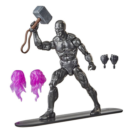 Marvel Legends Series Silver Surfer Action Figure with Mjolnir