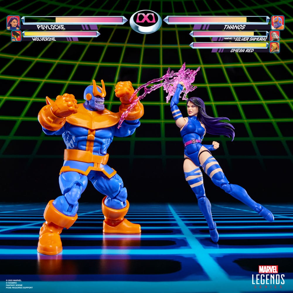 Marvel Legends Gamerverse: Psylocke vs Thanos Action Figures