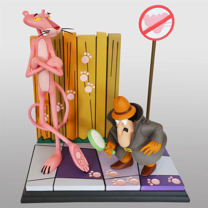 Pink Panther & The Inspector Limited Edition Statue by Hollywood Collectibles