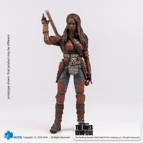 The Walking Dead: Michonne Mini Action Figure 1/18 10cm by Hiya Toys
