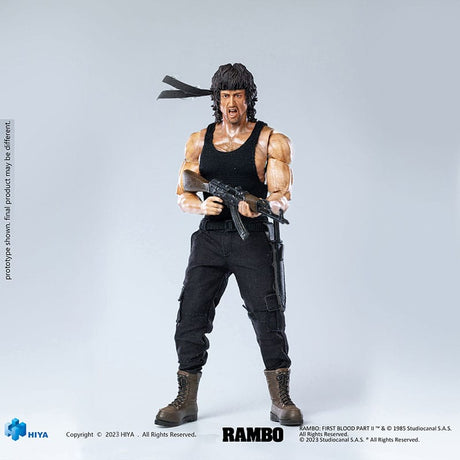 First Blood II John Rambo Action Figure by Hiya Toys