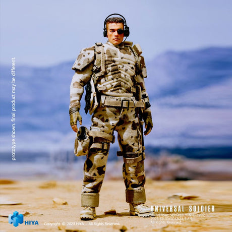 Hiya Toys Universal Soldier Luc Deveraux 1/12 Action Figure