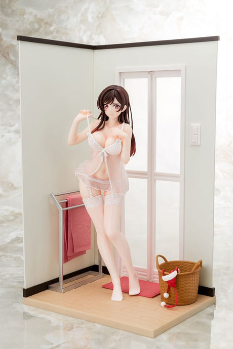 Rent-A-Girlfriend 1/6 PVC Statue - Chizuru Mizuhara in Angel White Lingerie