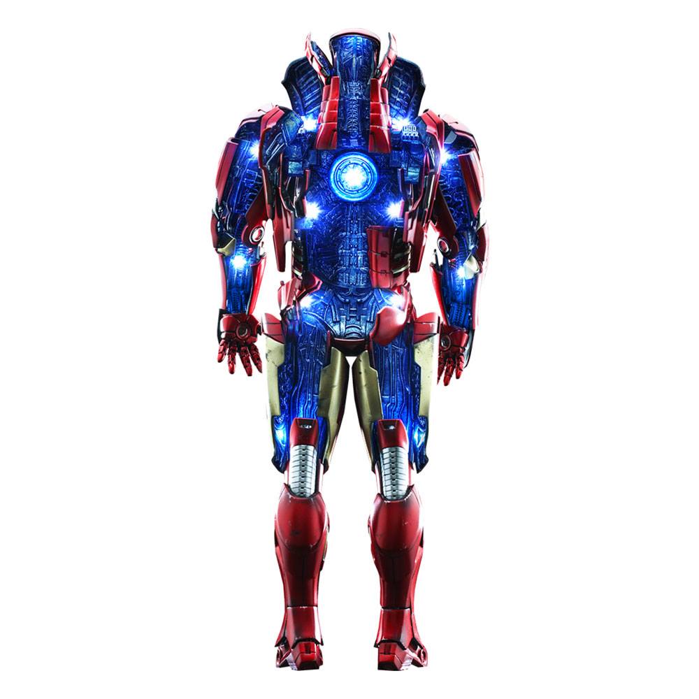 Iron Man 3 Diorama 1/6 - Iron Man Mark VII (Open Armor Version) - 32 cm