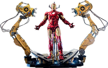 Iron Man 2 - Quarter Scale Iron Man Mark IV with Suit-Up Gantry Action Figure