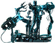 Hot Toys 1/6 Neon Tech Iron Man with Suit-Up Gantry Action Figure