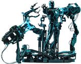 Hot Toys 1/6 Neon Tech Iron Man with Suit-Up Gantry Action Figure