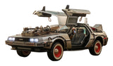 Back to the Future III Hot Toys 1/6 DeLorean Time Machine Collectible