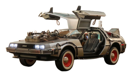 Back to the Future III Hot Toys 1/6 DeLorean Time Machine Collectible