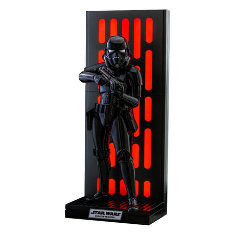 Star Wars 1/6 Shadow Trooper Figure with LED Death Star Backdrop