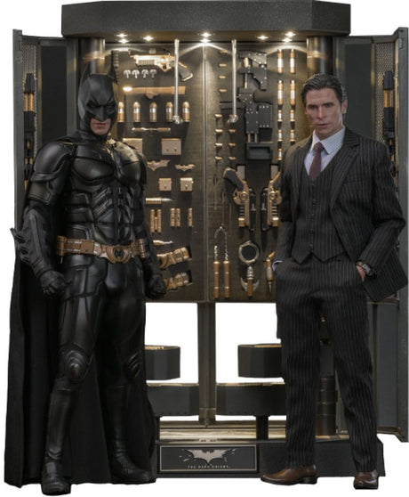 The Dark Knight 1/6 Batman Armory & Bruce Wayne Action Figures by Hot Toys