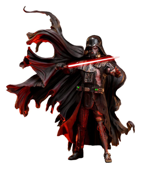 Star Wars 1/6 Darth Vader Deluxe Battle Damaged Figure - 35cm