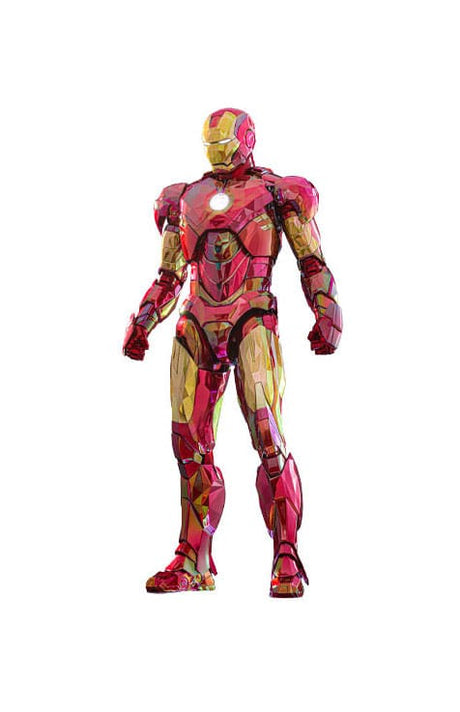 Hot Toys Exclusive Iron Man Mark VI, 1/6 Diecast Figure - Fractal Armor