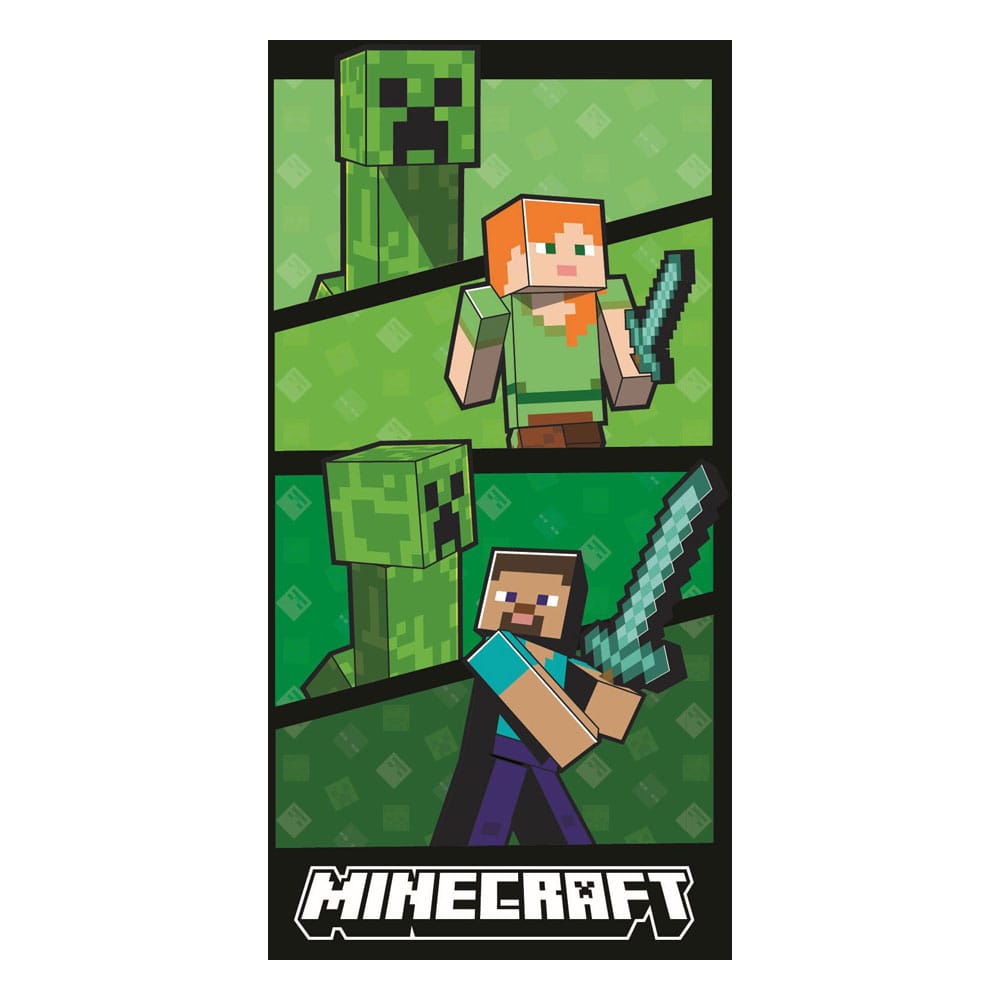 Minecraft Officially Licensed Cotton Towel Ver. 2 (140 x 70 cm)