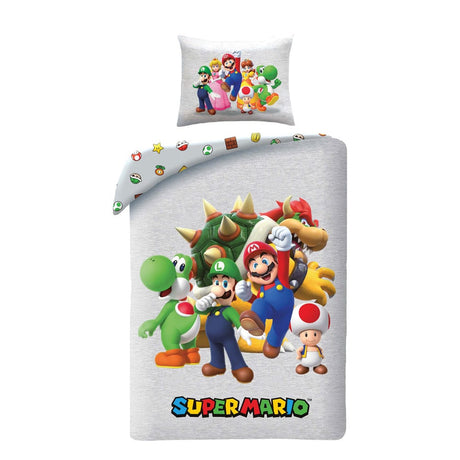 Super Mario Ver. 4 Duvet Set — 140 cm x 200 cm / 70 cm x 90 cm