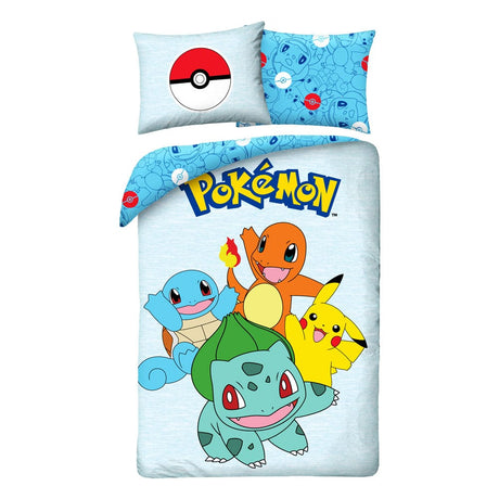 Official Pokémon Halantex Duvet Set Ver. 6 - Size 140 x 200 cm / 70 x 90 cm