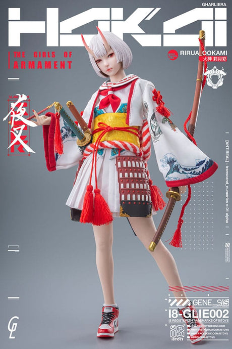 i8Toys x Gharliera: Rirua Ookami 1/6 Action Figure, 28 cm