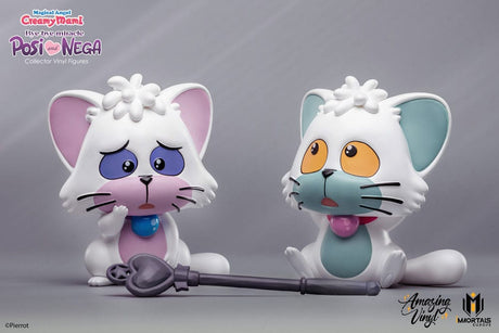 Magical Angel Creamy Mami Vinyl Statue: Posi and Nega 14cm