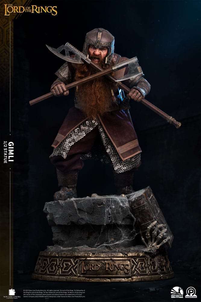 Lord Of The Rings Master Forge Series 1/2 Gimli Statue