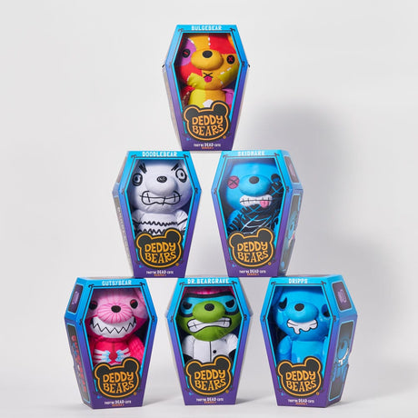 Deddy Bears Series 3 Plush Figures with Coffins (Set of 6)