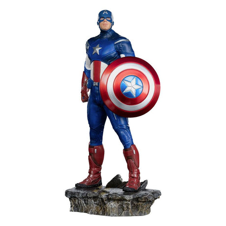 Infinity Saga BDS 1/10 Scale Captain America, Battle of NY Statue