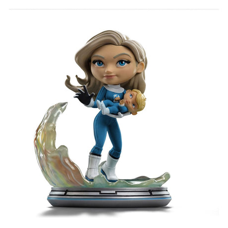 Fantastic Four Mini Co: Invisible Woman and Franklin 15cm PVC Figure
