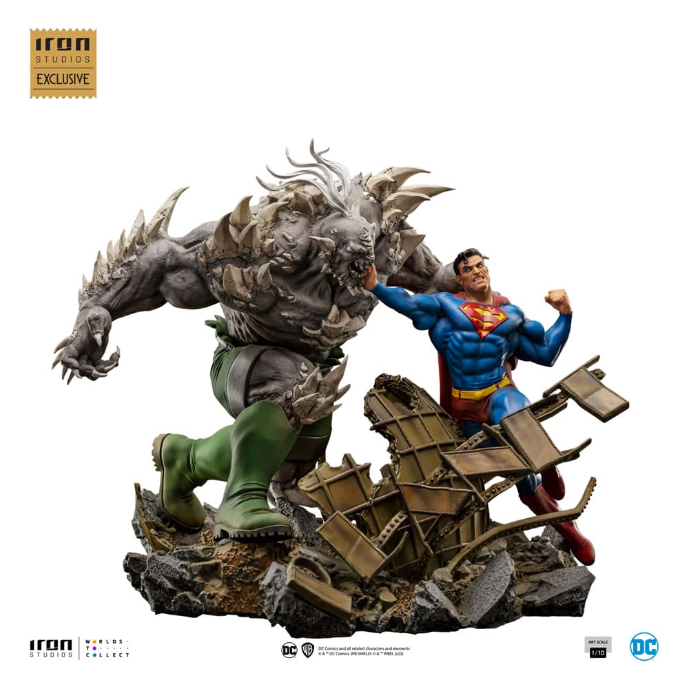 DC Comics Iron Studios 1/10 Superman vs Doomsday Statue