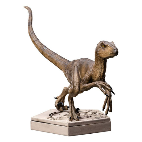 Jurassic World Icons Velociraptor B 9cm Statue - Iron Studios