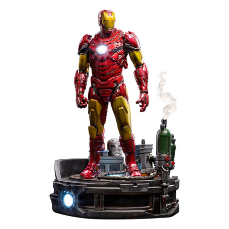 Marvel Iron Man Unleashed Deluxe Art Scale 1:10 Statue by Iron Studios