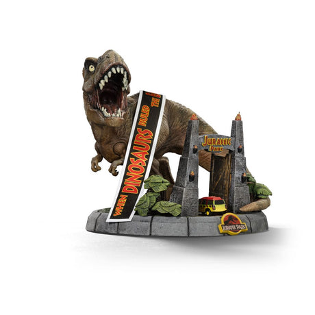 Jurassic Park Deluxe Mini Co. T-Rex Illusion PVC Figure by Iron Studios