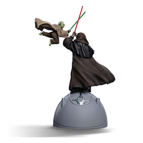 Star Wars Yoda vs Palpatine Deluxe Art Scale Statue by Iron Studios