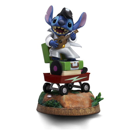 Lilo & Stitch 1/10 Scale Stitch King of Rock Statue by Iron Studios
