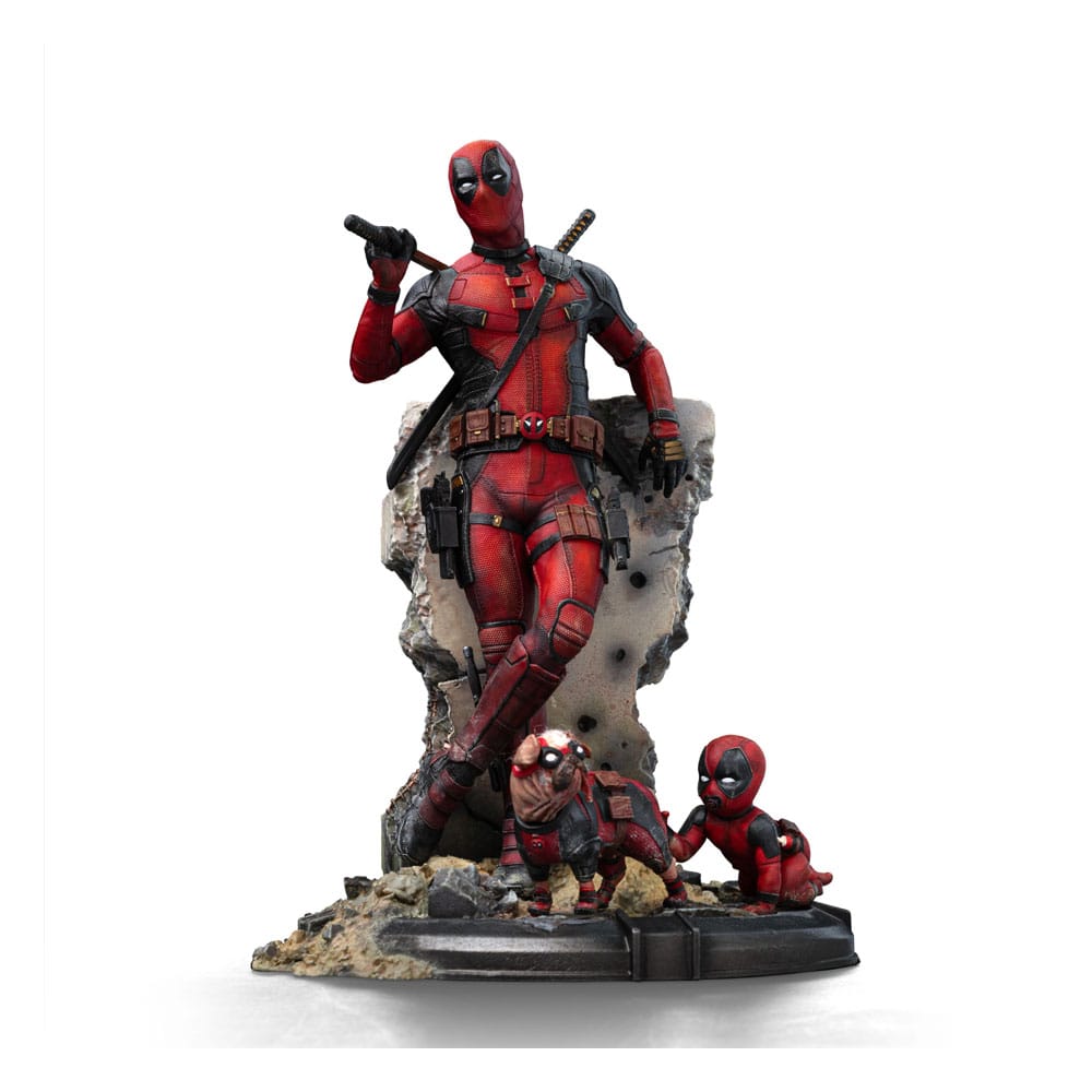 Marvel Iron Studios Deadpool 3 Art Scale 1/10 Statue, 21cm