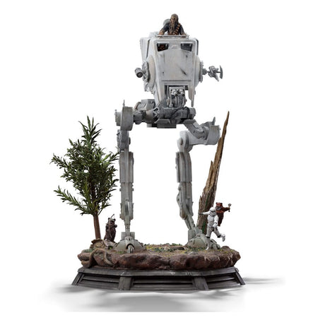 Star Wars 1/20 Demi Art Scale Statue - AT-ST and Chewbacca 53 cm