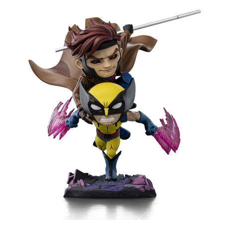 X-Men '97 Mini Co. PVC Gambit & Wolverine Figure 23cm