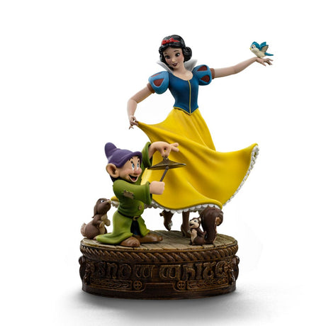 Snow White & Dopey 1/10 Scale Iron Studios Statue, 21 cm
